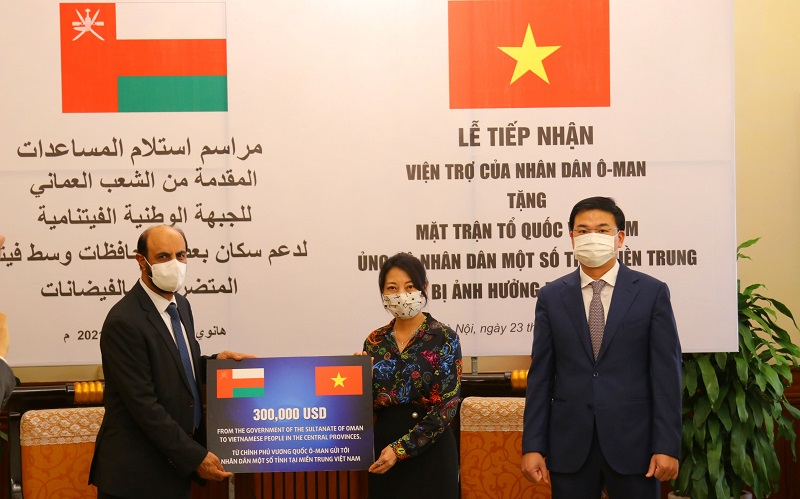 Oman grants USD300,000 to support Vietnamese central provinces’ prevention and mitigation of natural disasters